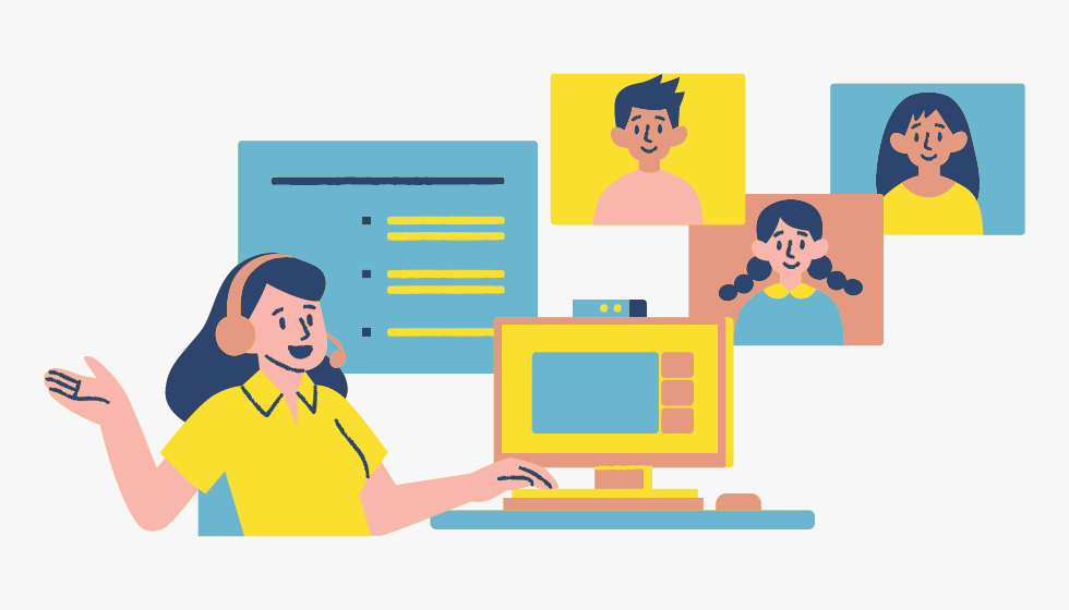Expert guidance and mentorship illustration